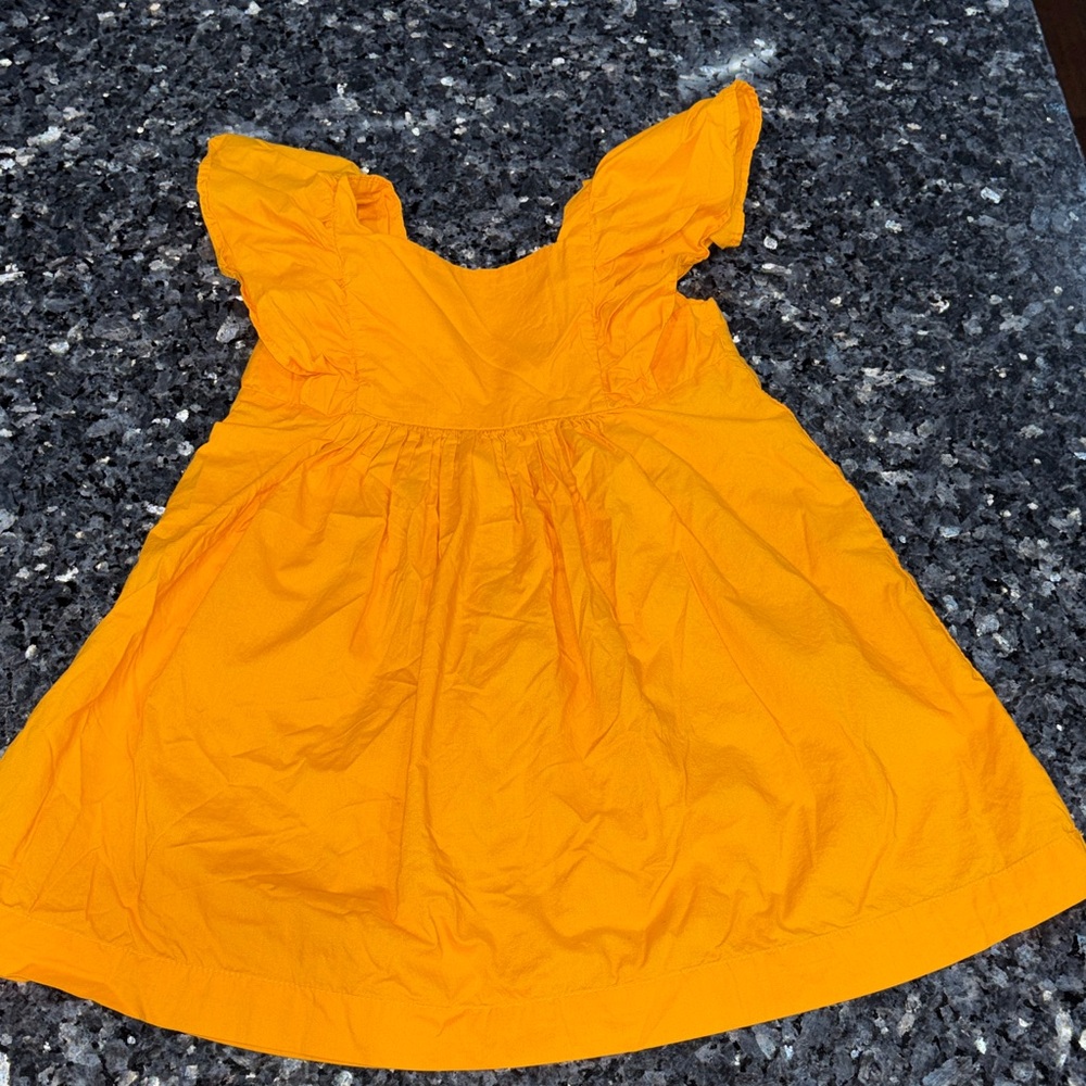H&M Bright Yellow Kids Casual Dress
